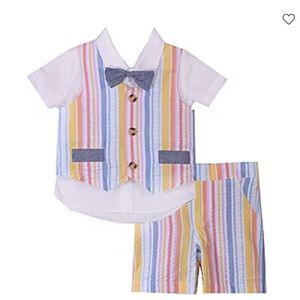 Bonnie Jean Baby Boys 3-pc. Short Set